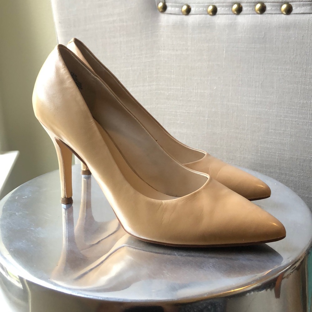 Nude Nine West Stilettos